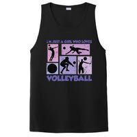 Volleyball Player I'm Just A  Who Loves Volleyball PosiCharge Competitor Tank