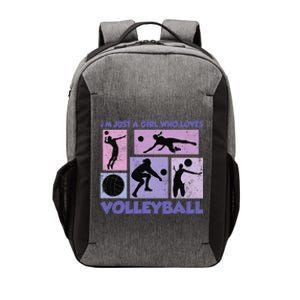 Volleyball Player I'm Just A  Who Loves Volleyball Vector Backpack