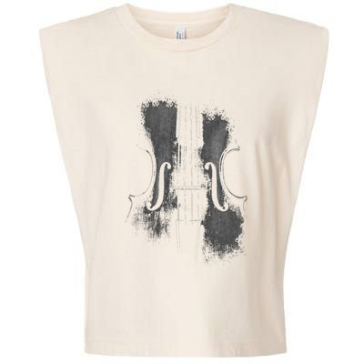 Violin Player Instrument Music Teacher Musical Violinist Garment-Dyed Women's Muscle Tee