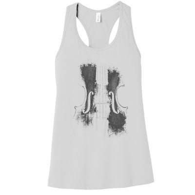 Violin Player Instrument Music Teacher Musical Violinist Women's Racerback Tank