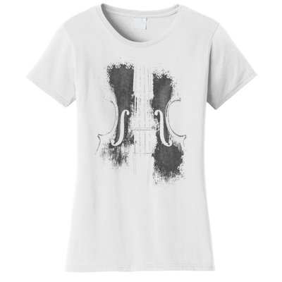 Violin Player Instrument Music Teacher Musical Violinist Women's T-Shirt