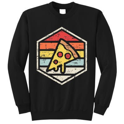 Vintage Pizza Junk Food Funny Pizza Lover Sweatshirt