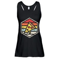 Vintage Pizza Junk Food Funny Pizza Lover Ladies Essential Flowy Tank