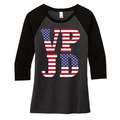 Vice President Jd Vance Ohio Women's Tri-Blend 3/4-Sleeve Raglan Shirt