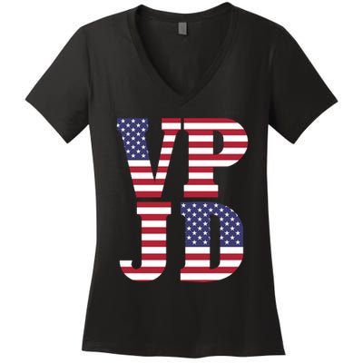 Vice President Jd Vance Ohio Women's V-Neck T-Shirt