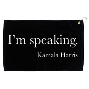 Vice President Kamala Harris 2024 Im Speaking Grommeted Golf Towel