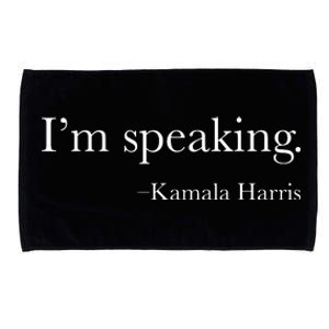 Vice President Kamala Harris 2024 Im Speaking Microfiber Hand Towel