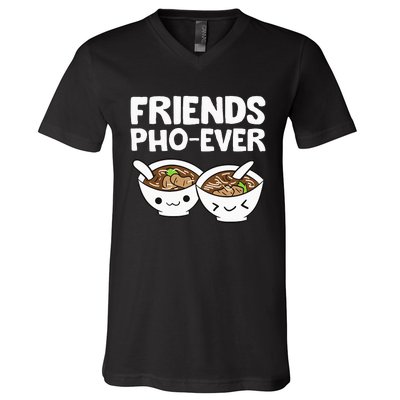 Vietnamese Pho Kawaii Pho Friends PhoEver V-Neck T-Shirt