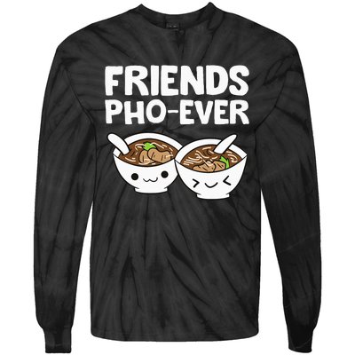 Vietnamese Pho Kawaii Pho Friends PhoEver Tie-Dye Long Sleeve Shirt