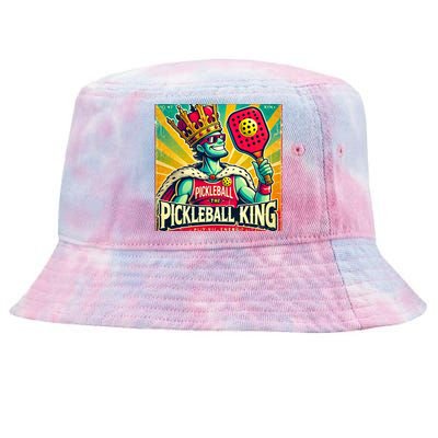 Vintage Pickleball King Tie-Dyed Bucket Hat