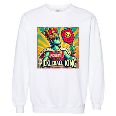 Vintage Pickleball King Garment-Dyed Sweatshirt