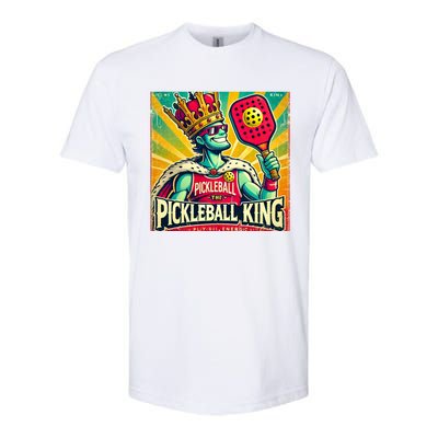 Vintage Pickleball King Softstyle CVC T-Shirt