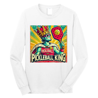 Vintage Pickleball King Long Sleeve Shirt