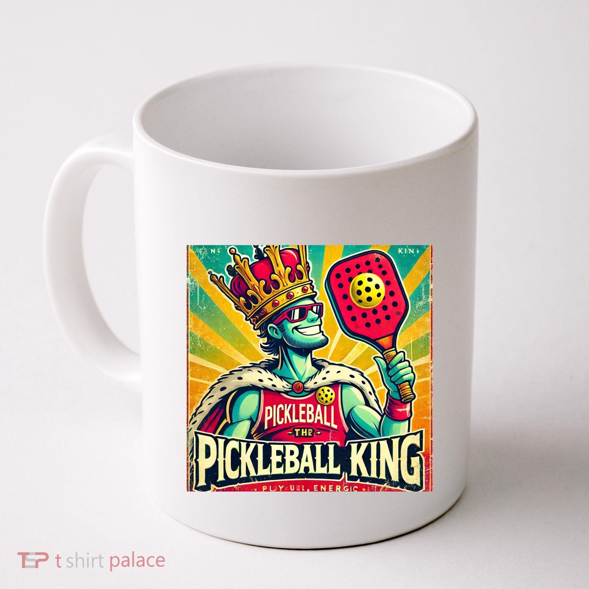 Vintage Pickleball King Mug