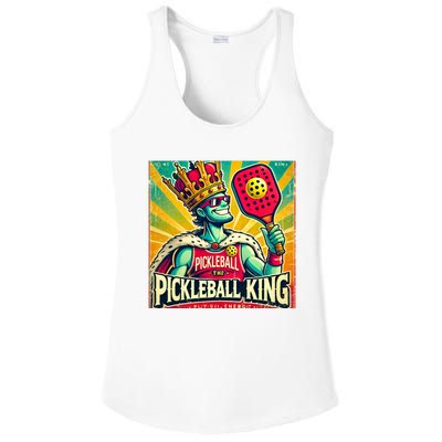 Vintage Pickleball King Ladies PosiCharge Competitor Racerback Tank