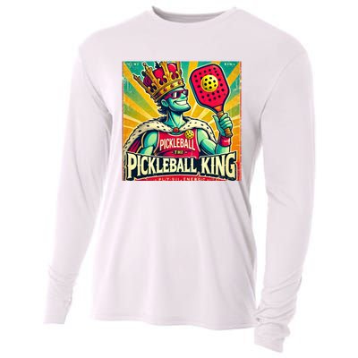 Vintage Pickleball King Cooling Performance Long Sleeve Crew