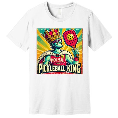 Vintage Pickleball King Premium T-Shirt