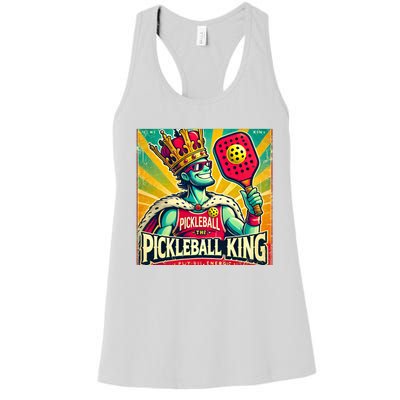 Vintage Pickleball King Women's Racerback Tank