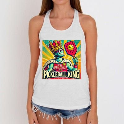 Vintage Pickleball King Women's Knotted Racerback Tank