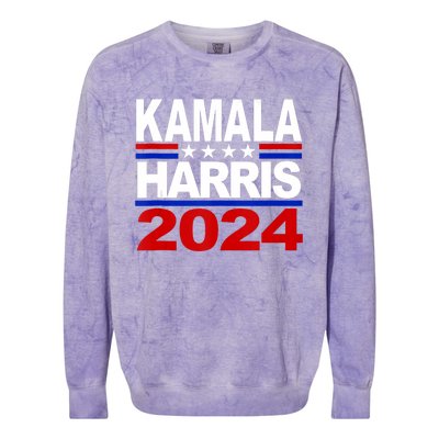 Vice President Kamala Harris 2024 For President Colorblast Crewneck Sweatshirt