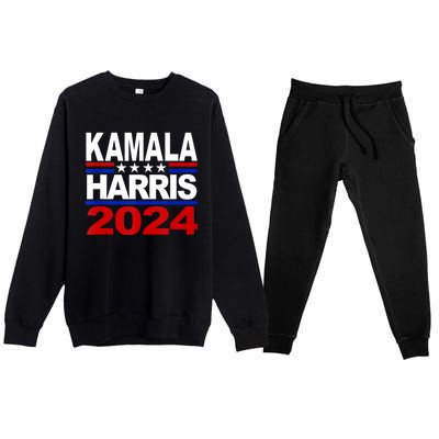 Vice President Kamala Harris 2024 For President Premium Crewneck Sweatsuit Set