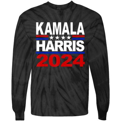 Vice President Kamala Harris 2024 For President Tie-Dye Long Sleeve Shirt