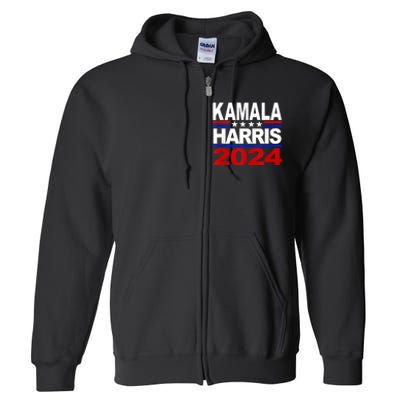 Vice President Kamala Harris 2024 For President Full Zip Hoodie