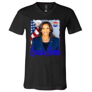 Vote President Kamala Harris 2024 V-Neck T-Shirt