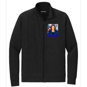 Vote President Kamala Harris 2024 Stretch Full-Zip Cadet Jacket