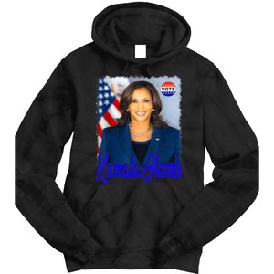 Vote President Kamala Harris 2024 Tie Dye Hoodie