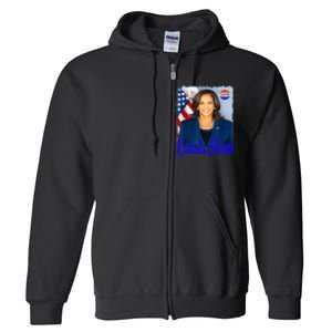 Vote President Kamala Harris 2024 Full Zip Hoodie