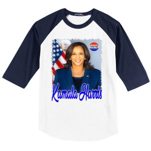 Vote President Kamala Harris 2024 Baseball Sleeve Shirt