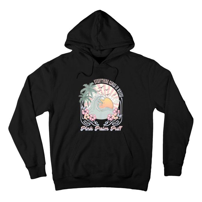 Vintage Pin K Palm Summer Beach Vibes Hoodie