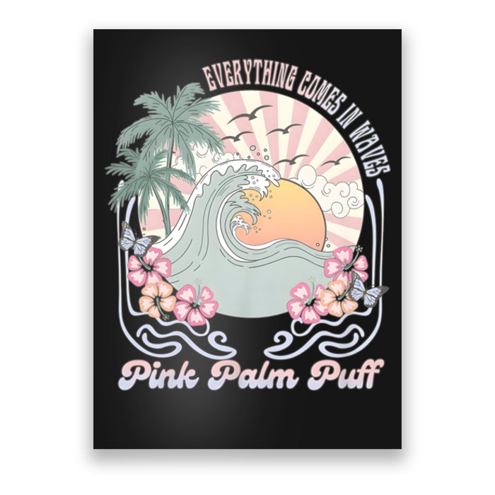 Vintage Pin K Palm Summer Beach Vibes Poster