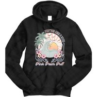 Vintage Pin K Palm Summer Beach Vibes Tie Dye Hoodie