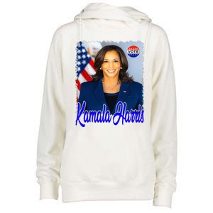 Vote President Kamala Harris 2024 Womens Funnel Neck Pullover Hood