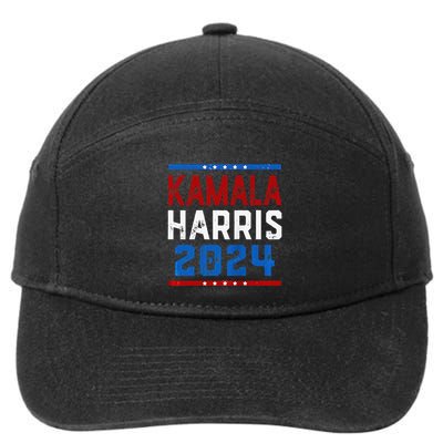 Vice President Kamala Harris 2024 For President Tank Top 7-Panel Snapback Hat