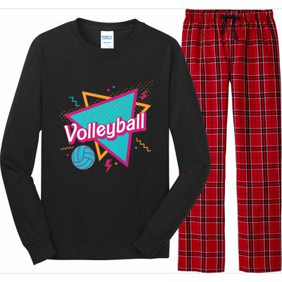 Volleyball Player Lover Ball Long Sleeve Pajama Set