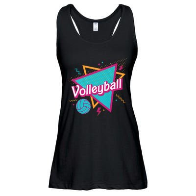 Volleyball Player Lover Ball Ladies Essential Flowy Tank