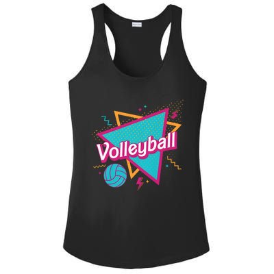 Volleyball Player Lover Ball Ladies PosiCharge Competitor Racerback Tank