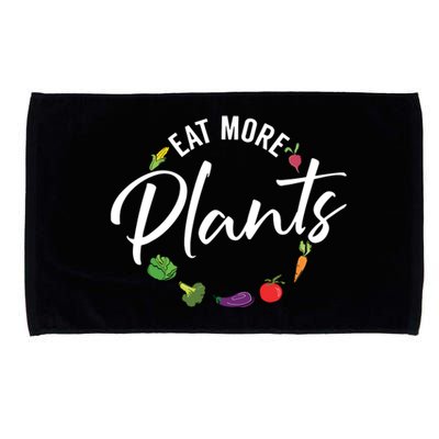 Veganism Plant Lover Eat More Plants Kale Vegan Microfiber Hand Towel