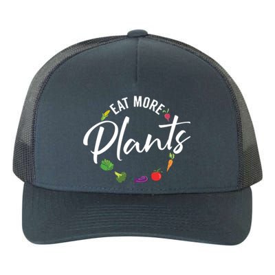 Veganism Plant Lover Eat More Plants Kale Vegan Yupoong Adult 5-Panel Trucker Hat