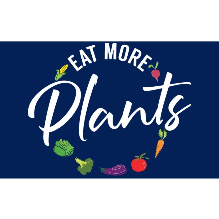 Veganism Plant Lover Eat More Plants Kale Vegan Bumper Sticker