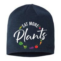 Veganism Plant Lover Eat More Plants Kale Vegan Sustainable Beanie