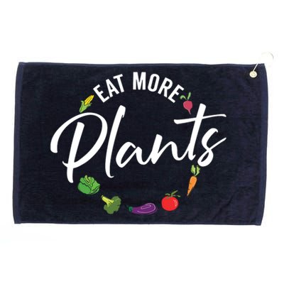 Veganism Plant Lover Eat More Plants Kale Vegan Grommeted Golf Towel