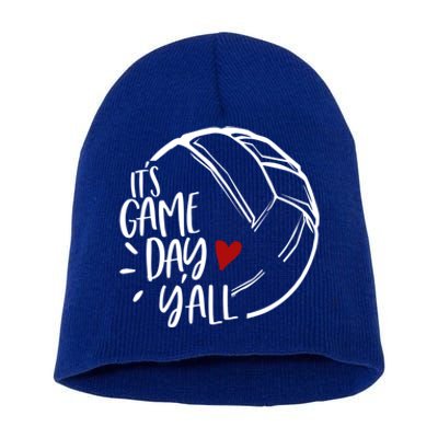 Volleyball Player Love Volleyball Mom Cool Gift Short Acrylic Beanie