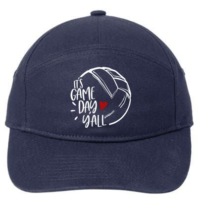 Volleyball Player Love Volleyball Mom Cool Gift 7-Panel Snapback Hat