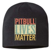 Vintage Pitbull Lives Matter Love Pitbulls Sustainable Beanie