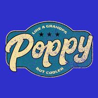 Vintage Poppy Like A Grandpa But Cooler Grandpa Poppy Button