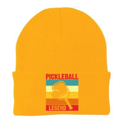 Vintage Pickleball Legend Paddles Player Sport Gift Knit Cap Winter Beanie